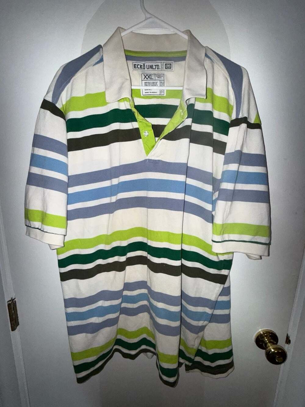 Ecko Unltd. Striped Polo Shirt XXL